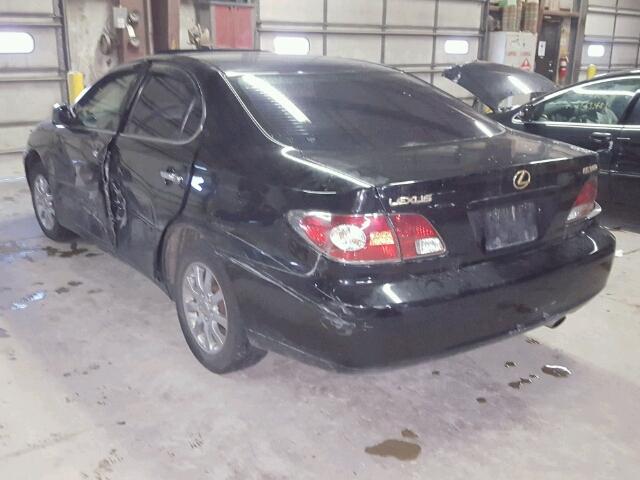 JTHBA30G540020267 - 2004 LEXUS ES 330 BLACK photo 3