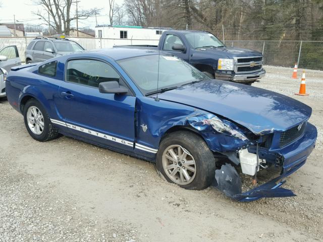 1ZVHT80N795132058 - 2009 FORD MUSTANG BLUE photo 1