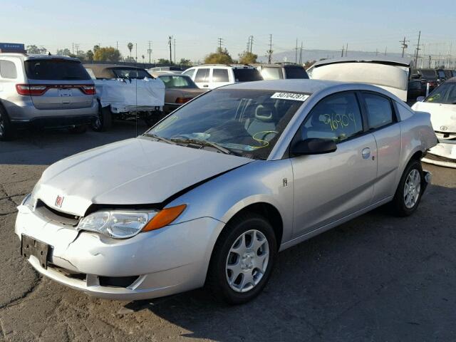 1G8AN12F74Z113730 - 2004 SATURN ION LEVEL SILVER photo 2