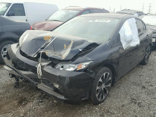 2HGFB6E57DH707580 - 2013 HONDA CIVIC SI BLACK photo 2