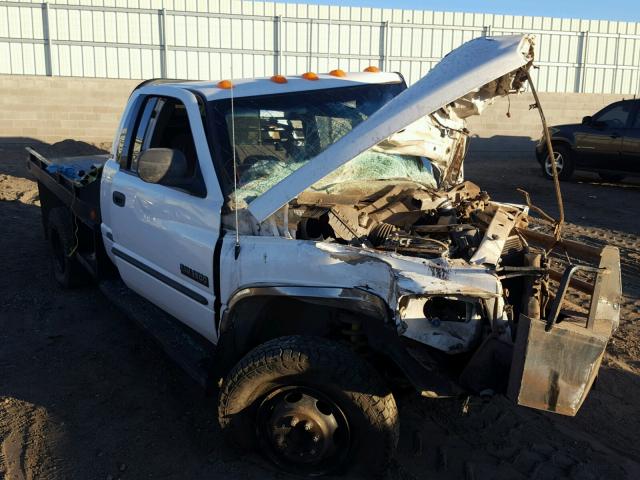 1B7MF33711J607479 - 2001 DODGE RAM 3500 WHITE photo 1