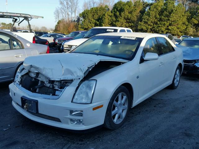 1G6DW677X50163397 - 2005 CADILLAC STS WHITE photo 2