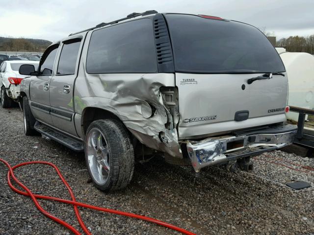 3GNEC16Z14G235587 - 2004 CHEVROLET SUBURBAN C GRAY photo 3