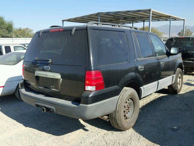 1FMPU13586LA68520 - 2006 FORD EXPEDITION BLACK photo 4