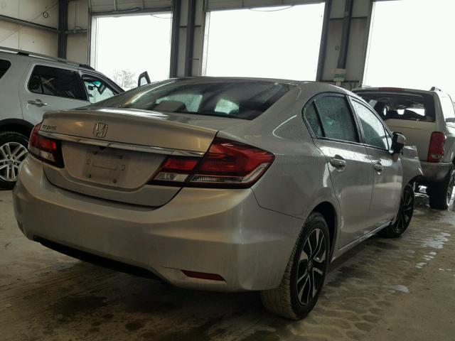 19XFB2F86FE225004 - 2015 HONDA CIVIC EX ვერცხლისფერი ფოტო 4
