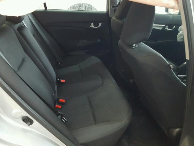 19XFB2F86FE225004 - 2015 HONDA CIVIC EX ვერცხლისფერი ფოტო 6