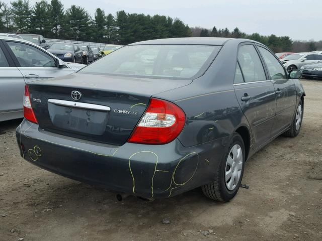 4T1BE32K53U661977 - 2003 TOYOTA CAMRY LE მწვანე ფოტო 4