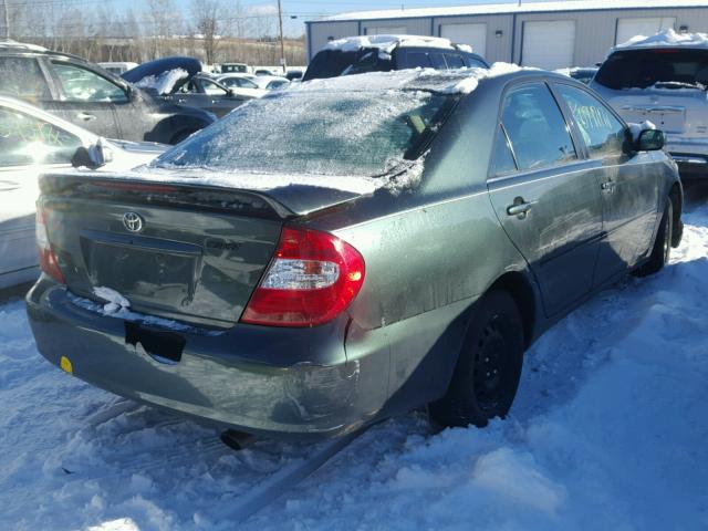 4T1BE32K32U556997 - 2002 TOYOTA CAMRY LE GREEN photo 4