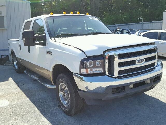 1FTNW21F51EC61941 - 2001 FORD F250 SUPER WHITE photo 1