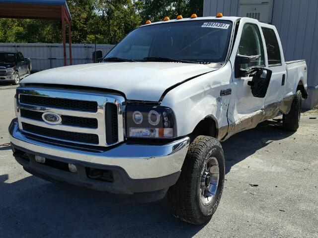 1FTNW21F51EC61941 - 2001 FORD F250 SUPER WHITE photo 2