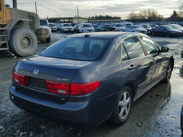 1HGCM55865A038803 - 2005 HONDA ACCORD EX CHARCOAL photo 4