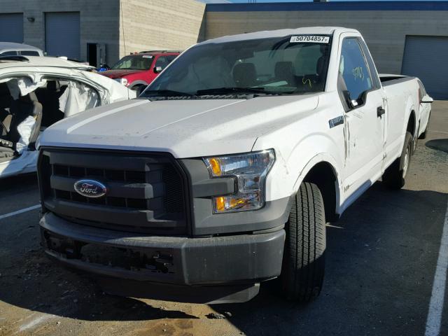 1FTMF1C87GKD17392 - 2016 FORD F150 WHITE photo 2