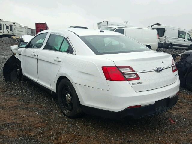 1FAHP2MK9EG124259 - 2014 FORD TAURUS POL WHITE photo 3