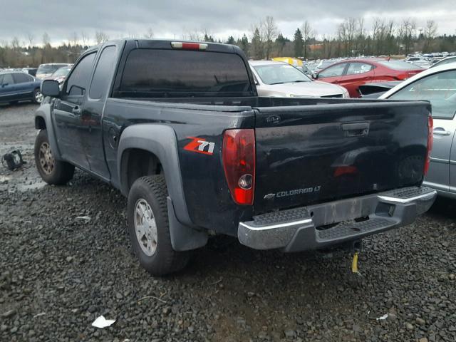 1GCDS19E078163579 - 2007 CHEVROLET COLORADO BLACK photo 3