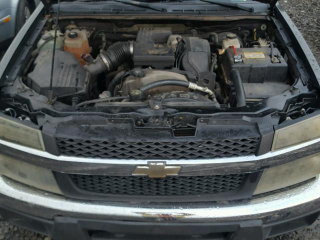 1GCDS19E078163579 - 2007 CHEVROLET COLORADO BLACK photo 7