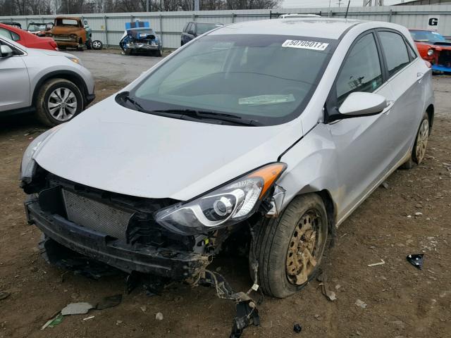 KMHD35LH2HU349846 - 2017 HYUNDAI ELANTRA GT SILVER photo 2