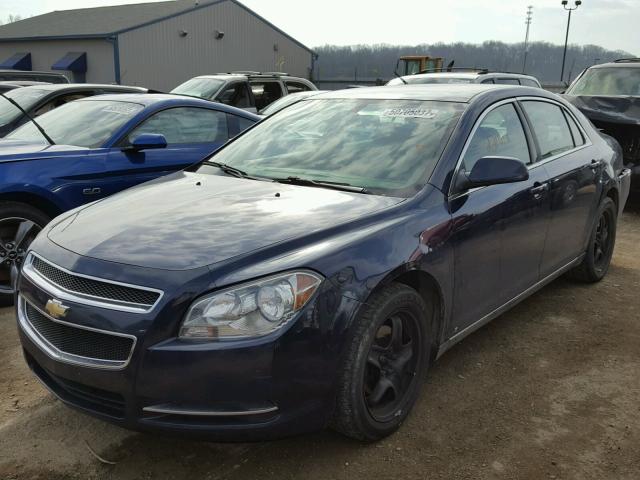 1G1ZH57B594103210 - 2009 CHEVROLET MALIBU 1LT BLUE photo 2