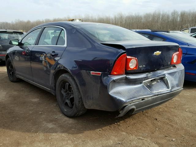 1G1ZH57B594103210 - 2009 CHEVROLET MALIBU 1LT BLUE photo 3