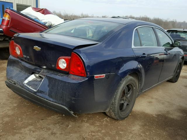 1G1ZH57B594103210 - 2009 CHEVROLET MALIBU 1LT BLUE photo 4