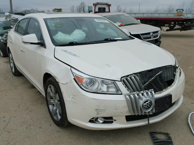 1G4GH5E37CF355767 - 2012 BUICK LACROSSE P WHITE photo 1