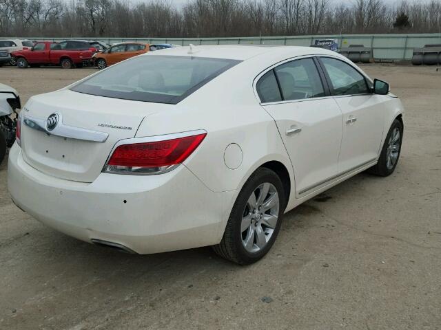 1G4GH5E37CF355767 - 2012 BUICK LACROSSE P WHITE photo 4