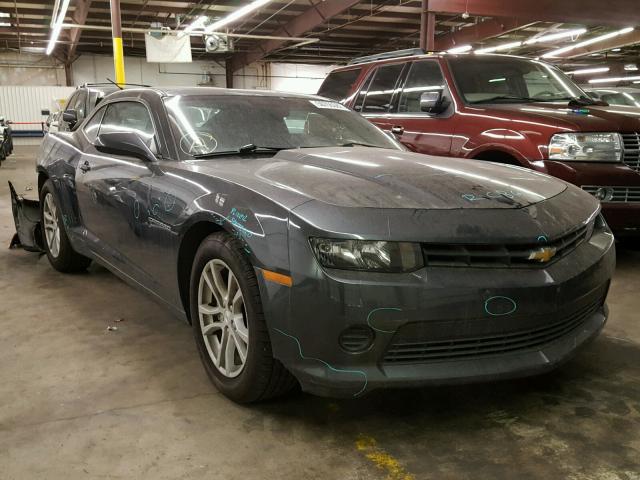 2G1FA1E30F9254895 - 2015 CHEVROLET CAMARO LS GRAY photo 1