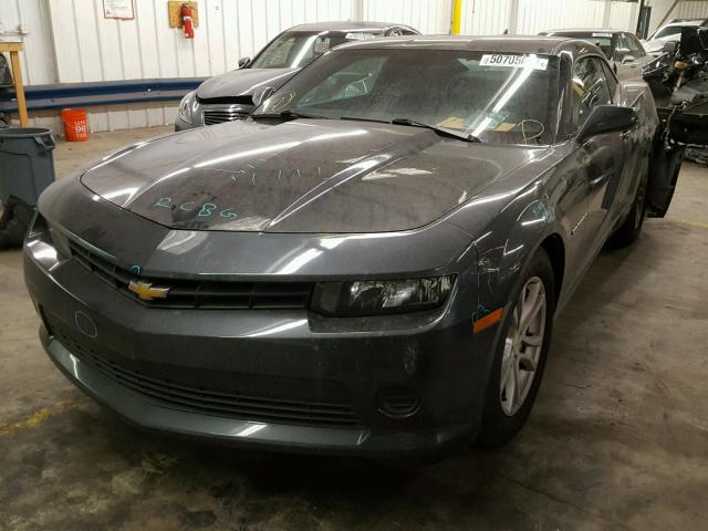 2G1FA1E30F9254895 - 2015 CHEVROLET CAMARO LS GRAY photo 2