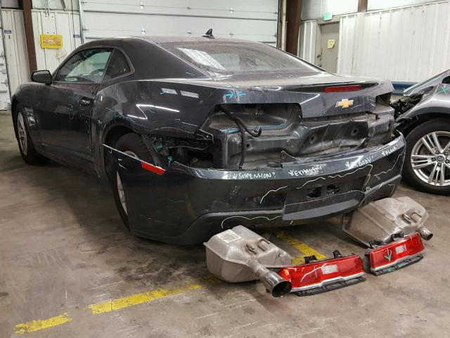 2G1FA1E30F9254895 - 2015 CHEVROLET CAMARO LS GRAY photo 3