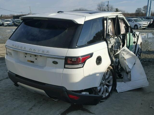 SALWR2VF0FA611098 - 2015 LAND ROVER RANGE ROVE WHITE photo 4