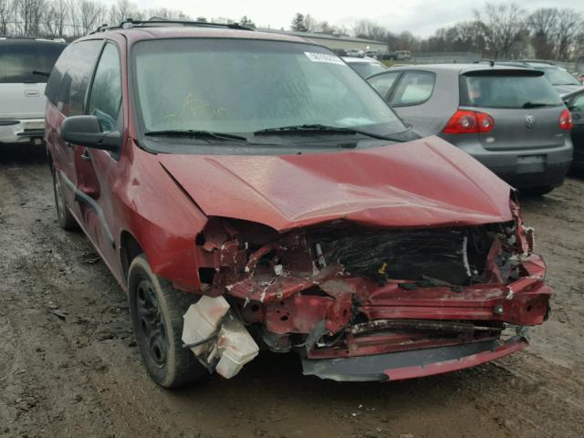 2FMZA51624BA49768 - 2004 FORD FREESTAR S RED photo 1