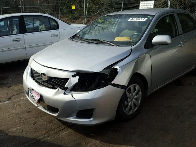 1NXBU40E79Z140760 - 2009 TOYOTA COROLLA BA SILVER photo 9