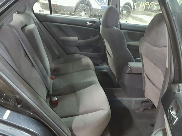 1HGCM56485A195020 - 2005 HONDA ACCORD LX GRAY photo 6