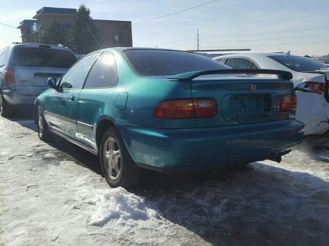 1HGEJ1224RL042739 - 1994 HONDA CIVIC EX 绿色 照片 3