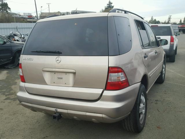 4JGAB57E43A417970 - 2003 MERCEDES-BENZ ML 350 GOLD photo 4