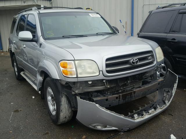 5TDZT34AX2S104949 - 2002 TOYOTA SEQUOIA SR GRAY photo 1