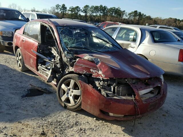 1G8AL55F57Z152636 - 2007 SATURN ION LEVEL RED photo 1