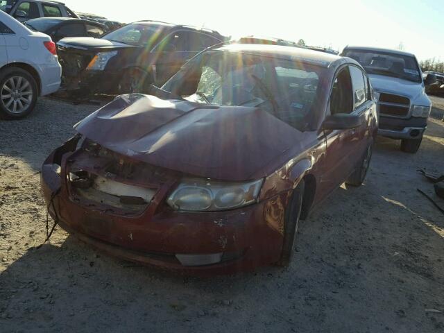 1G8AL55F57Z152636 - 2007 SATURN ION LEVEL RED photo 2