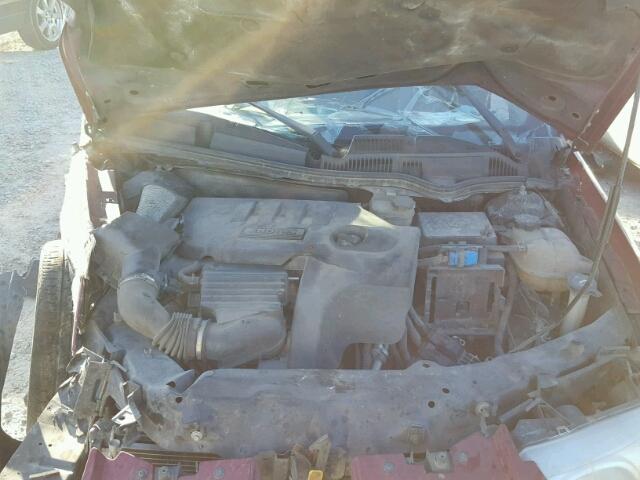 1G8AL55F57Z152636 - 2007 SATURN ION LEVEL RED photo 7