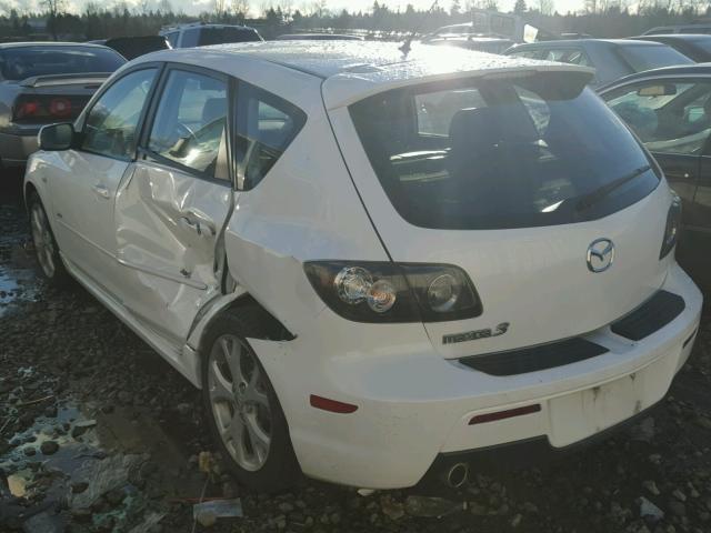 JM1BK343971771697 - 2007 MAZDA 3 HATCHBAC WHITE photo 3