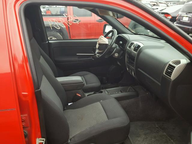 1GCDT13E278134543 - 2007 CHEVROLET COLORADO RED photo 5