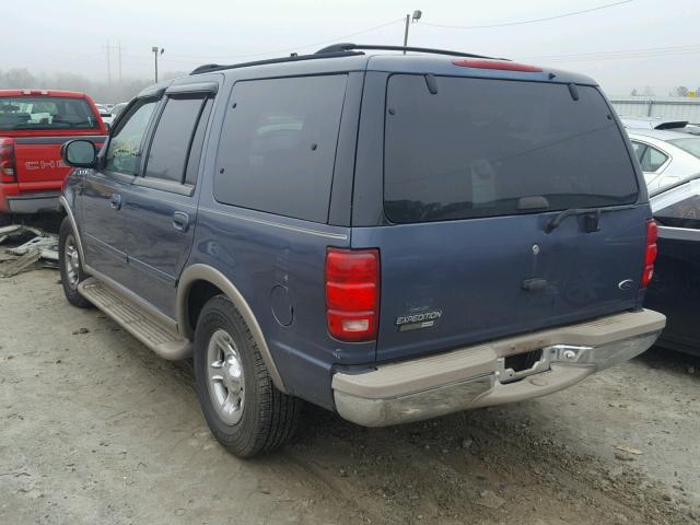 1FMRU1769YLA66483 - 2000 FORD EXPEDITION BLUE photo 3