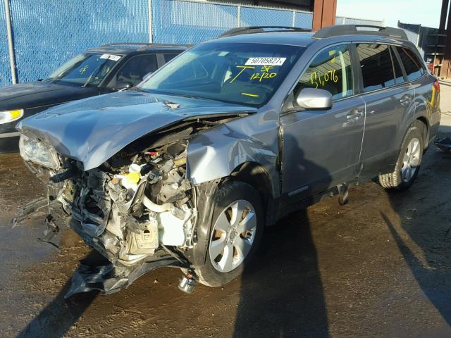 4S4BRBBC0B3311247 - 2011 SUBARU OUTBACK 2. SILVER photo 2