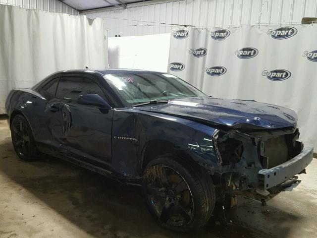 2G1FC1ED1B9155564 - 2011 CHEVROLET CAMARO LT BLUE photo 1