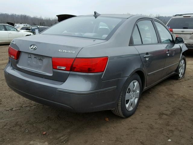 5NPET4ACXAH638600 - 2010 HYUNDAI SONATA GLS GRAY photo 4