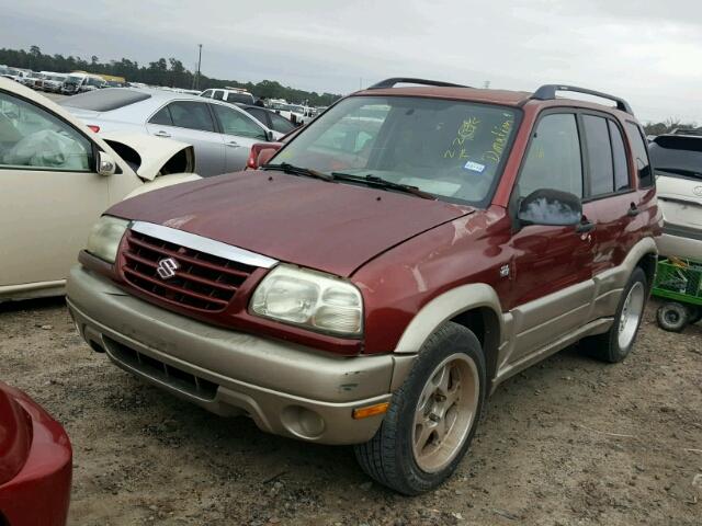 JS3TE62V034100494 - 2003 SUZUKI GRAND VITA RED photo 2