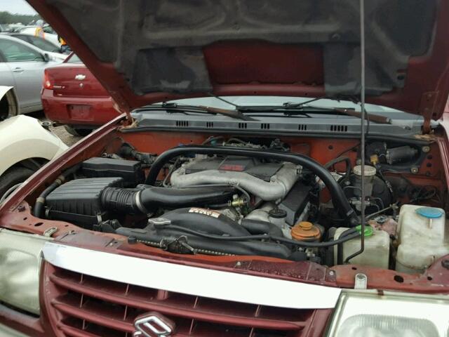 JS3TE62V034100494 - 2003 SUZUKI GRAND VITA RED photo 7