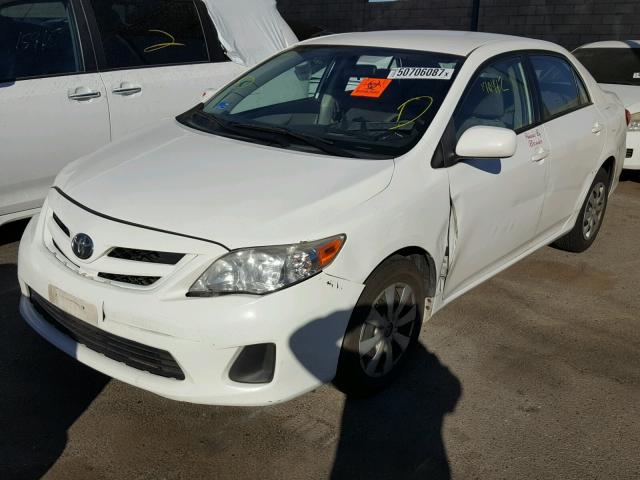 JTDBU4EE0BJ095293 - 2011 TOYOTA COROLLA BA WHITE photo 2