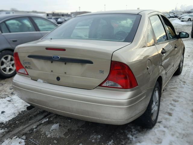 1FAFP34362W159655 - 2002 FORD FOCUS SE GOLD photo 4