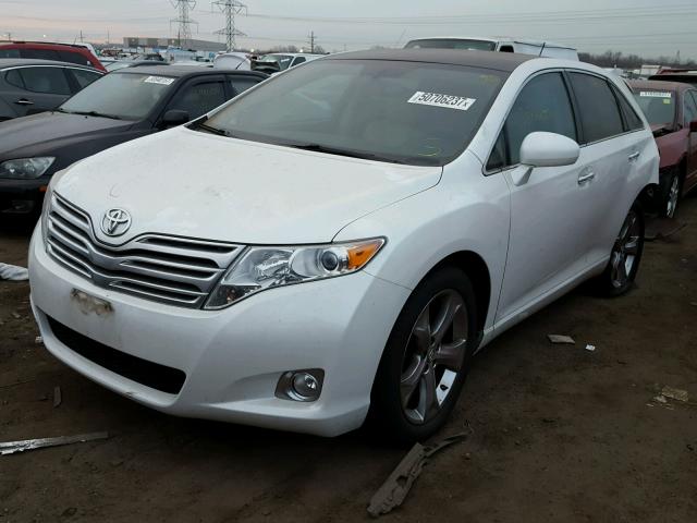 4T3BK3BB8BU047102 - 2011 TOYOTA VENZA BASE WHITE photo 2