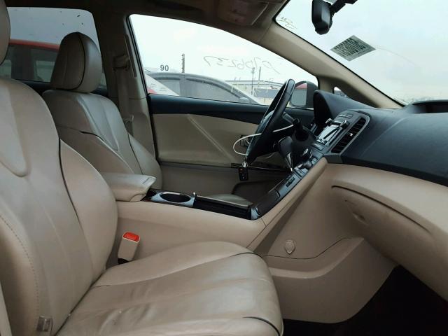 4T3BK3BB8BU047102 - 2011 TOYOTA VENZA BASE WHITE photo 5